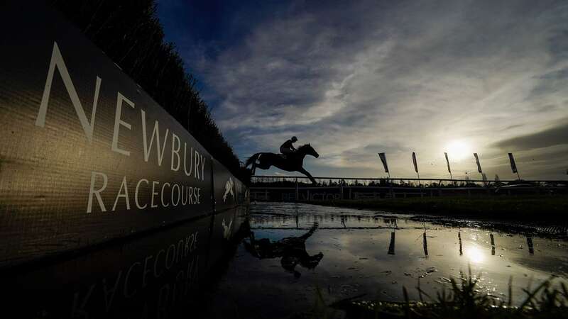 A member of the medical team was given emergency treatment during Newbury