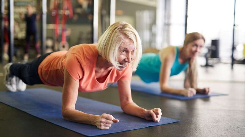 Press ups will also get your heart beating faster (Image: Getty Images/iStockphoto)