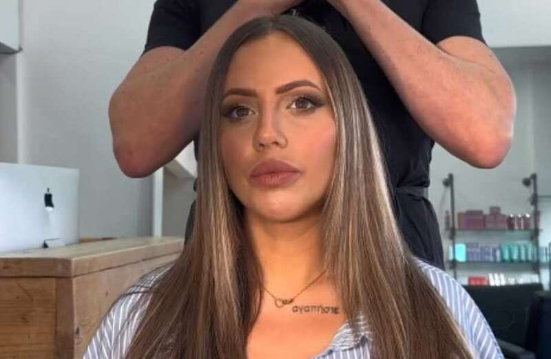 Her hairdresser sent fans into a frenzy with a new video