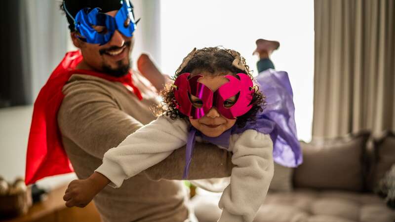 A third of children love to dress up as superheroes or teachers during their playtime (Image: FG Trade Latin/Getty Images)