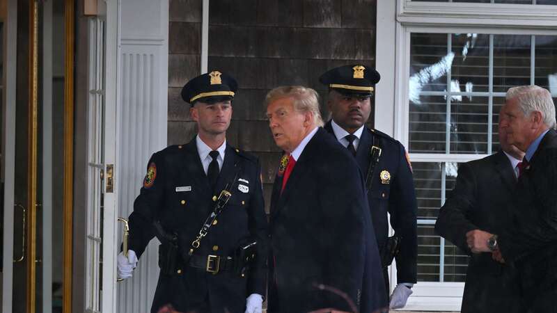 Donald Trump makes appearance at murdered NYPD cop