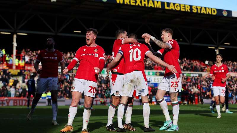 Andy Cannon celebrates after Paul Mullin