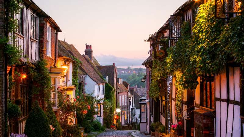 Stunning Mermaid Street in Rye, East Sussex, which has been voted England