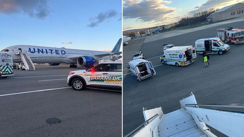 Seven plane passengers were taken to the hospital after severe turbulence rocked their jet as another 15 were treated on scene on Friday evening