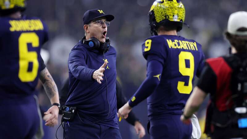 Jim Harbaugh has been talking up J.J. McCarthy