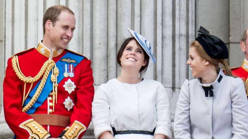 Prince William played a trick on his cousins Beatrice and Eugenie when they were all children (Image: UK Press via Getty Images)