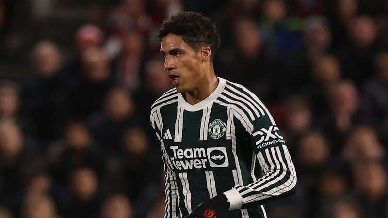 Raphael Varane went off injured against Brentford (Image: Matthew Peters/Getty Images)