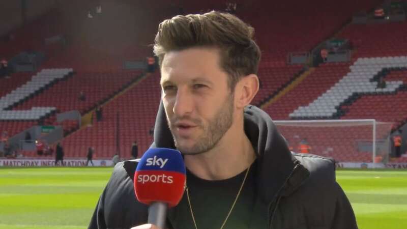 Adam Lallana spoke about his loyalties pre-match (Image: Sky Sports)