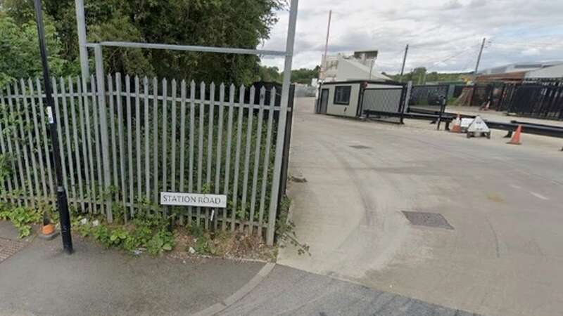 The paraglider landed on a roof in an industrial estate in Station Road, Eccleshill, Sheffield (Image: Google street view)