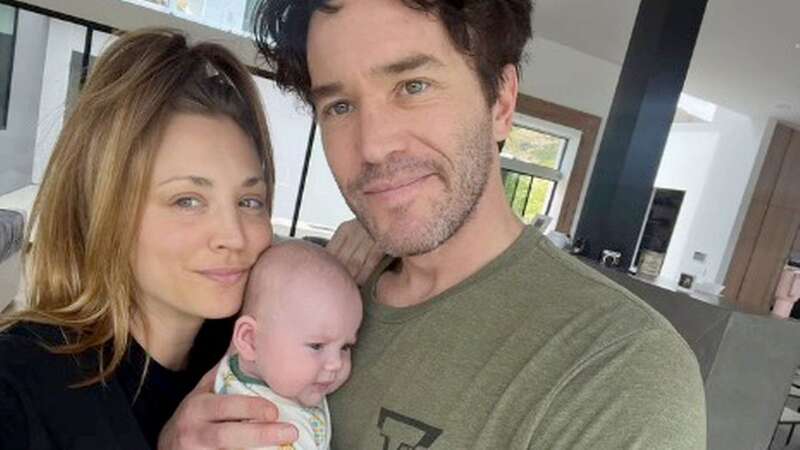 Kaley Cuoco and husband Tommy Pelphrey with daughter Matilda (Image: Kaley Cuoco/Instagram)