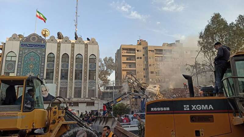 Two officials of the Iranian Islamic Revolutionary Guard Corps (IRGC), were killed in Damascus, Syria on April 01 (Image: Anadolu via Getty Images)