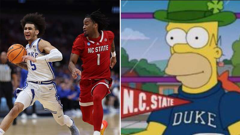 The Simpsons predicted a Duke vs. NC State matchup on March 31st in an NCAA Tournament clash in 2015 (Image: Getty Images)