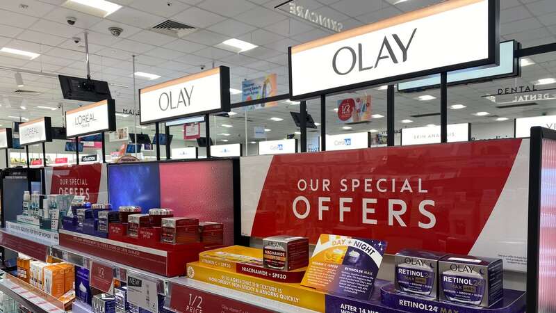 A number of Olay products have been reduced to half price at Boots for a limited time (Image: Bethan Shufflebotham)