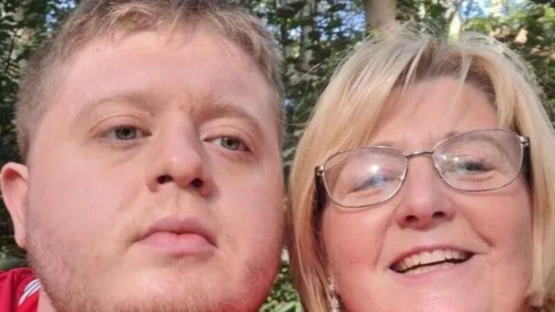 A photo of Jamie Henry with mum Sylvia McMahon. Jamie has been waiting to leave a hospital run by Renfrewshire Health and Social Care. (Image: Sylvia McMahon)