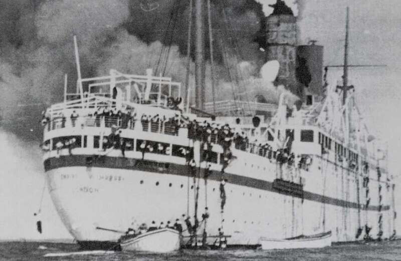 The ship was also damaged by daring resistance fighters when it was sailed by Germans in the Second World War