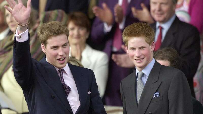 Prince William and Prince Harry are pictured in their teens at a royal event (Image: POOL/AFP via Getty Images)