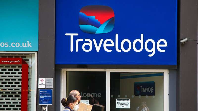 What do you see in the Travelodge logo? (stock photo) (Image: SOPA Images/LightRocket via Getty Images)