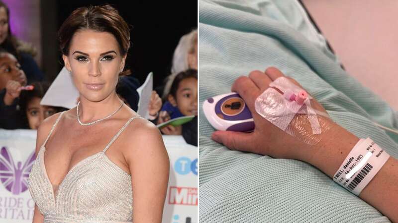 Danielle Lloyd has panicked fans by sharing photos from hospital (Image: Getty Images)