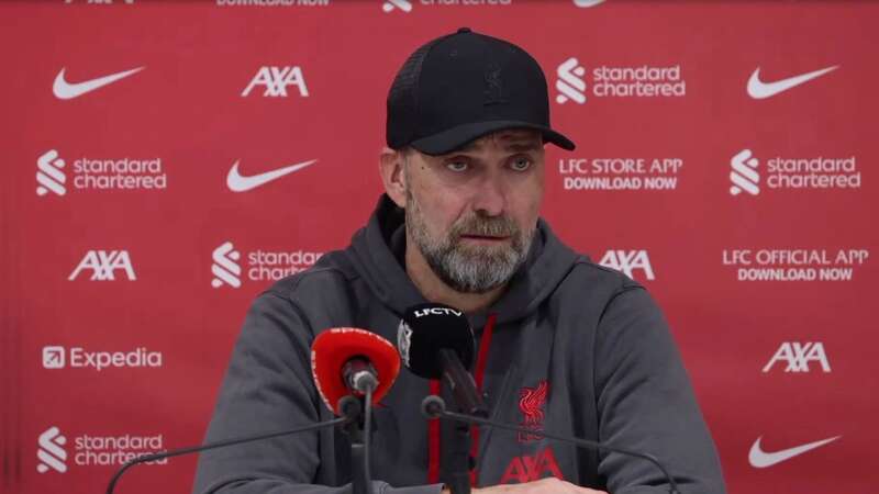 Jurgen Klopp speaks at a press conference (Image: This Is Anfield)