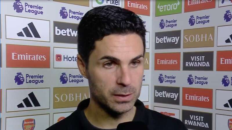 Mikel Arteta offered an update post-match (Image: Shaun Botterill/Getty Images)