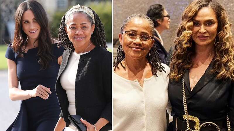 Doria, 67, has been supporting Meghan and Harry in their move to the US with their two children Archie and Lilibet (Image: Getty Images)