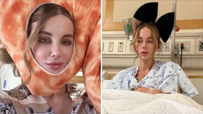 Kate Beckinsale was visited by her friend Jonathan Voluck in hospital (Image: @katebeckinsale/instagram)