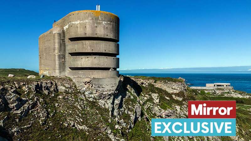 The Odeon, a 15-metre high, concrete naval range-finding tower that was built by forced labourers under the occupying Nazi forces to observe enemy ships (Image: Getty Images)