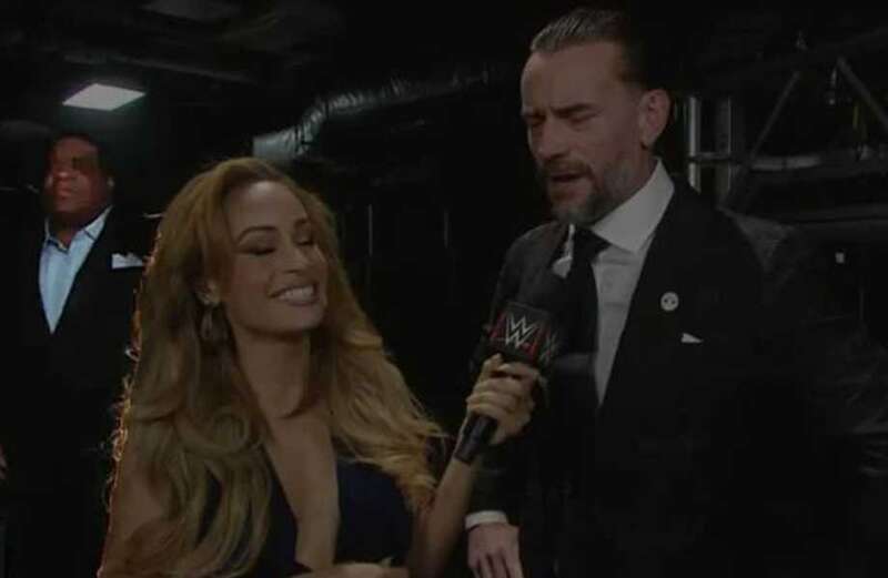 Wrestling fans must have seen the funny side when an AEW star was mistakenly shown on camera during a live interview