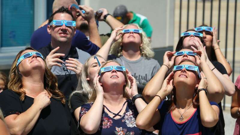 With thousands expected to flock to certain areas in the country to see the eclipse on Monday, several emergency declarations were issued (Image: Getty Images)