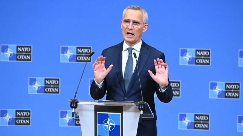 Jens Stoltenberg spoke about the threats faced by an alliance between North Korea, China, Russia and Iran (Image: Anadolu Agency via Getty Images)