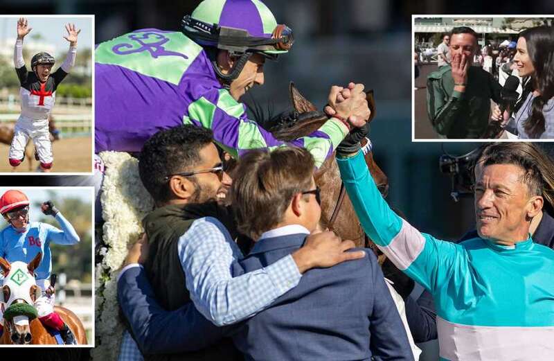 Legendary jockey looked visibly shocked during his interview after pulling off the feat