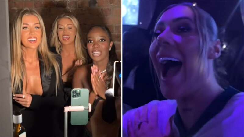 Demi Sims and Eve Gale partied with Love Island stars following their romance