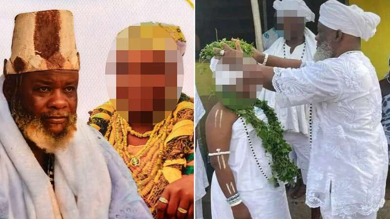 The marriage ceremony took place on Saturday, March 30, in Nungua, Ghana (Image: Facebook)