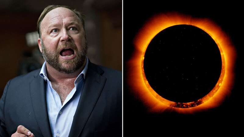 As the solar eclipse nears some wild conspiracy theories have been floating about online (Image: Getty Images)