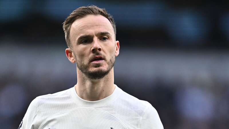 James Maddison looks on during the Premier League match between Tottenham Hotspur and Nottingham Forest (Image: Sebastian Frej)