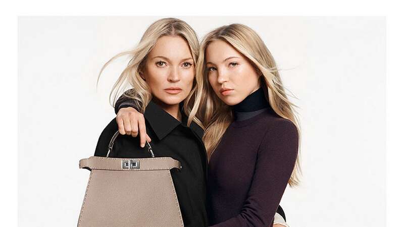 Age-defying Kate Moss poses with lookalike daughter for designer bag campaign (Image: Craig McDean / BEEM)