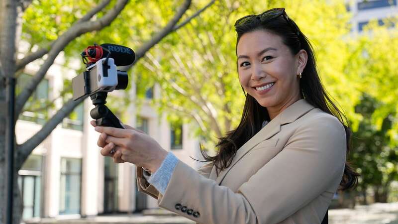 Content creator Cynthia Huang Wang (Image: Copyright 2024 The Associated Press. All rights reserved)