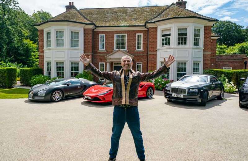 His swanky new pad overlooks the Formula One Grand Prix track