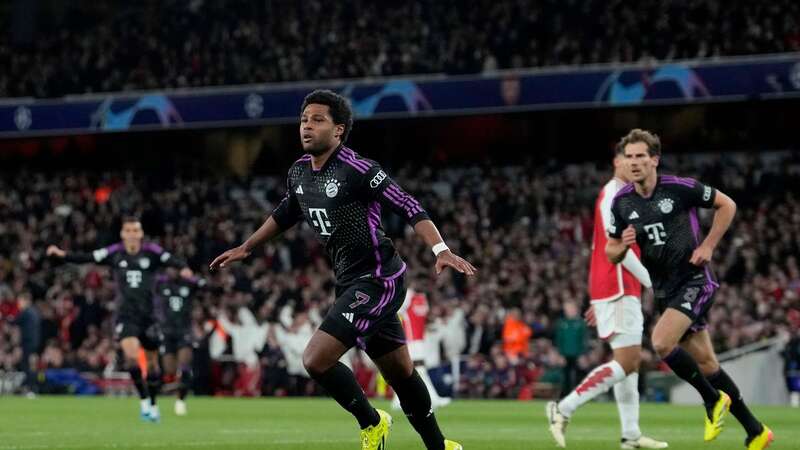 Serge Gnabry equalised for Bayern Munich (Image: S. Mellar/FC Bayern via Getty Images)