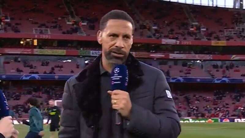 Rio Ferdinand took aim at Arsenal fans (Image: TNT Sports)