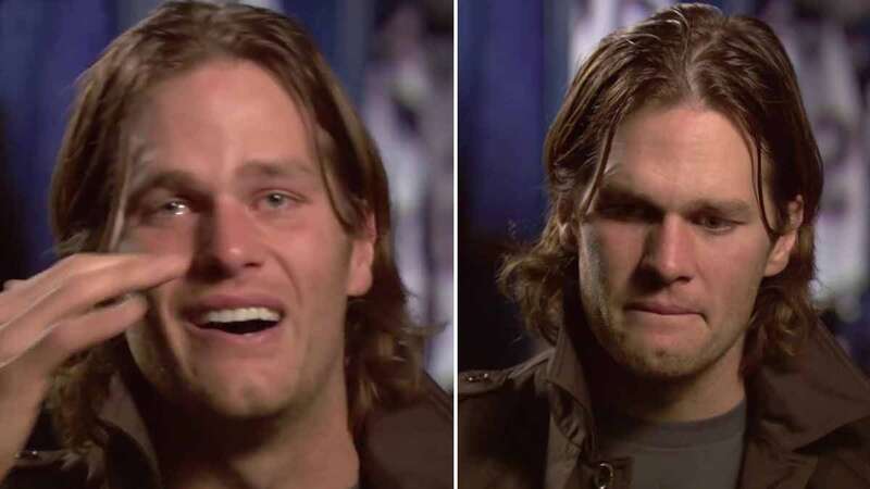 NFL legend Tom Brady could not hold back his emotions as he recalled a landmark day in his professional career (Image: nflfilms)