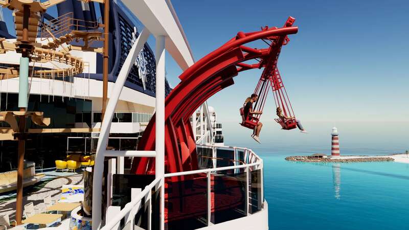 Mega cruise ship will have terrifying giant swing that dangles you over ocean