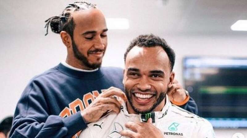 Lewis Hamilton with brother Nicolas (Image: lewishamilton / Instagram)