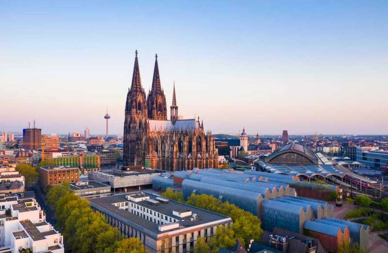 The 68-year-old was hit near Cologne Cathedral