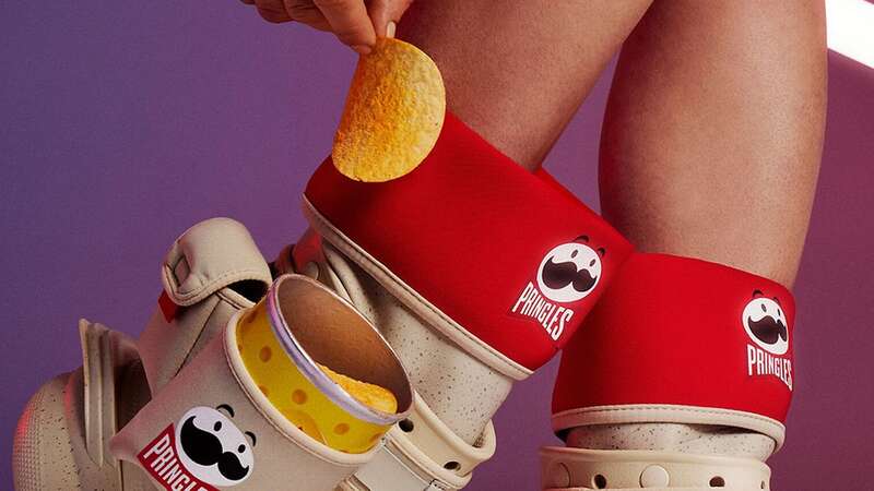 The new range will only be available for a limited time (Image: Pringles® x Crocs™)