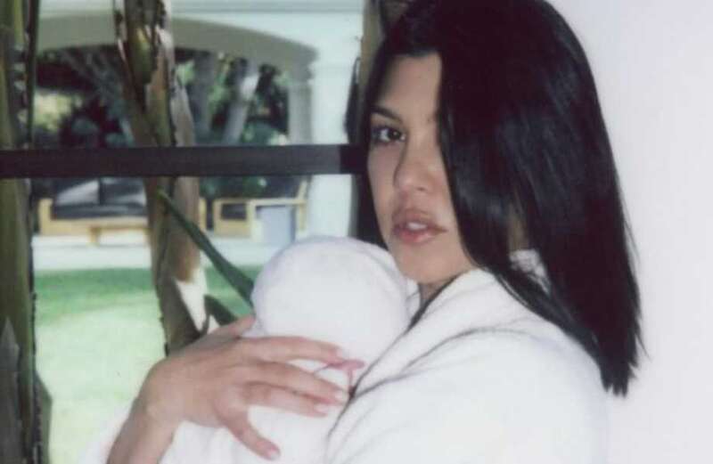 Kourtney recently opened up about her post-partum period and her choice to breastfeed.