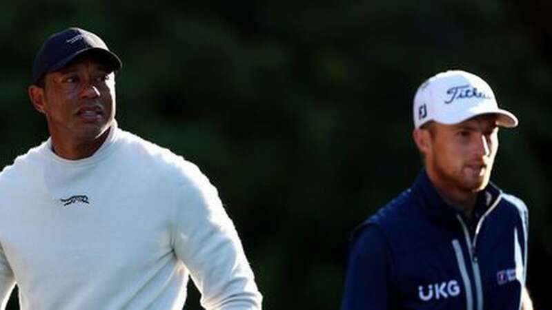 Will Zalatoris and Tiger Woods practised together ahead of the Masters (Image: (Image: Getty))