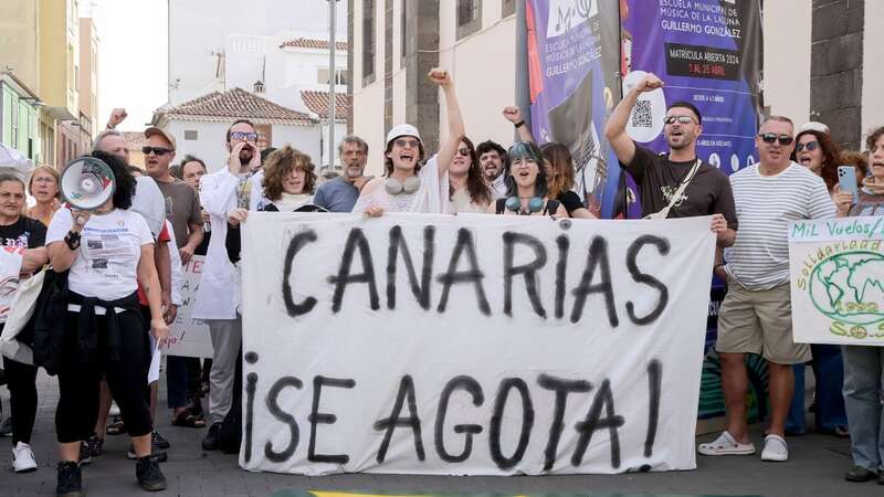 Activists vowed to go on hunger strike to protest mass tourism on the island (Image: ASSOCIATED PRESS)