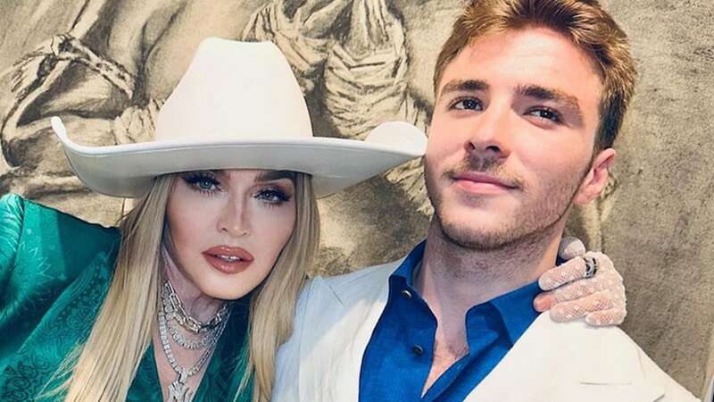 Madonna shared snaps of her son