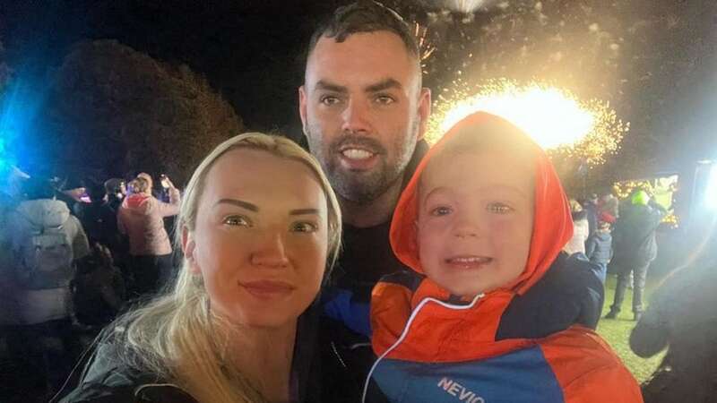 Rebecca Davis, her partner Kieran Forbes and their four-year-old son were asleep at home in Pontefract at the time of the violent break-in (Image: Rebecca Davis)